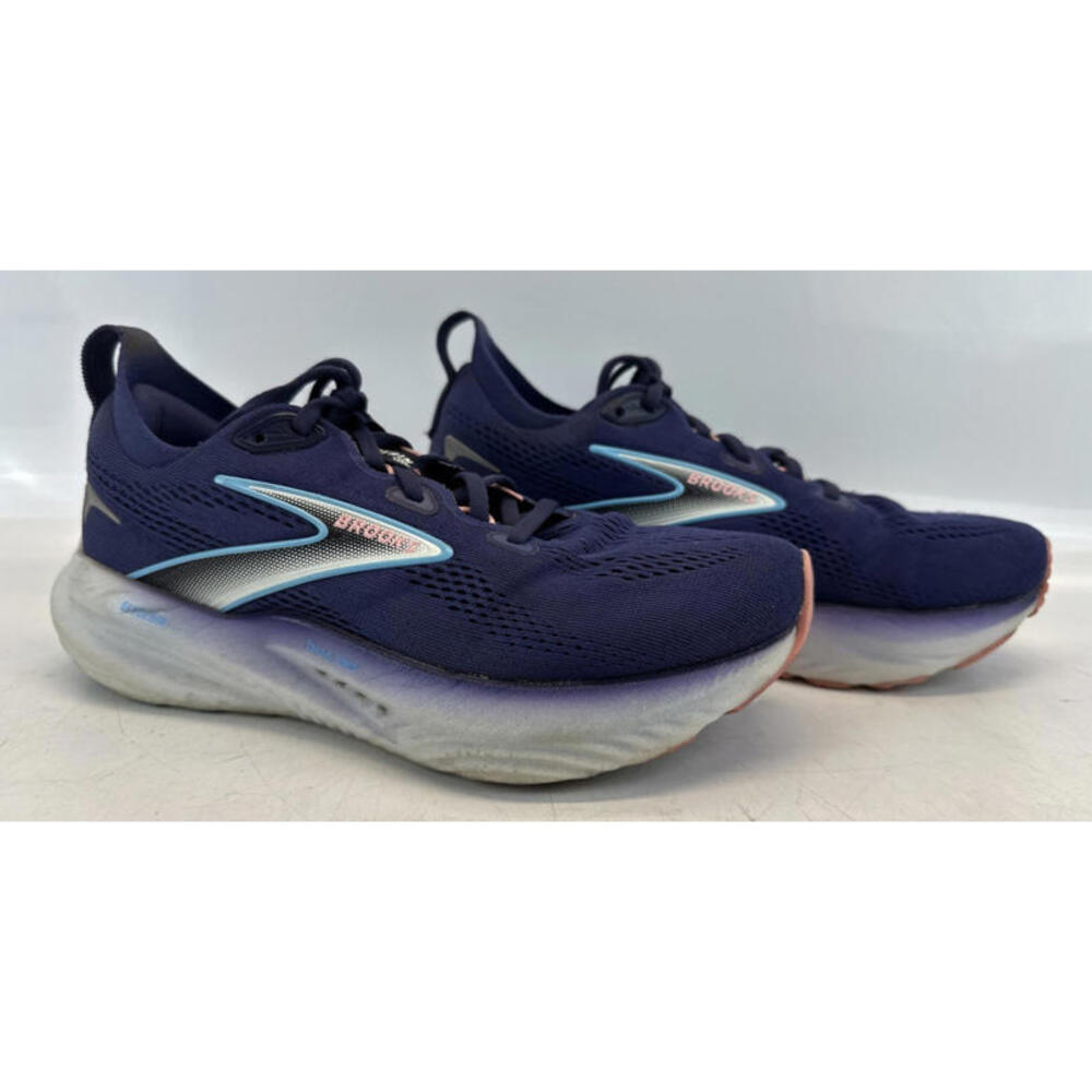 Brooks Glycerin 22 Womens Size 7 B WIDE Blue Ribbon Peacoat Shoe 1204341B429